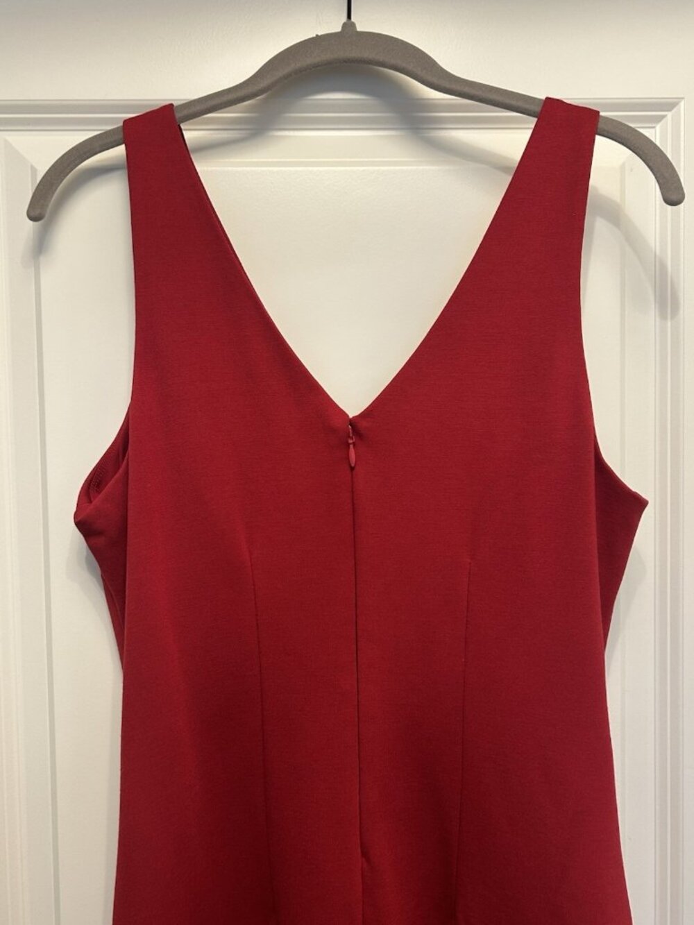 White House Black Market Aura Collection Red Sheath Dress Size 10 Graduation - Picture 8 of 13